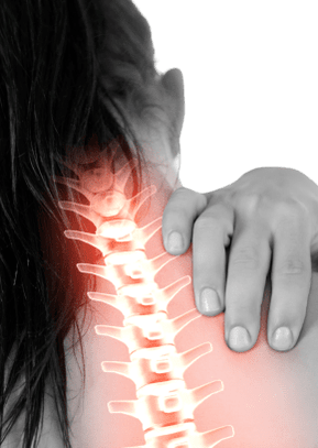 Symptome einer Osteochondrose der Halswirbelsäule