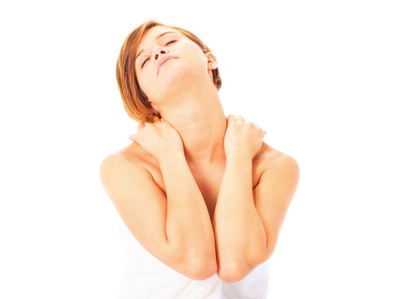 Zervikale Osteochondrose beginnt mit Schmerzen im Nacken