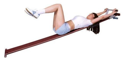 Trainingsgerät zur Behandlung von Osteochondrose zu Hause